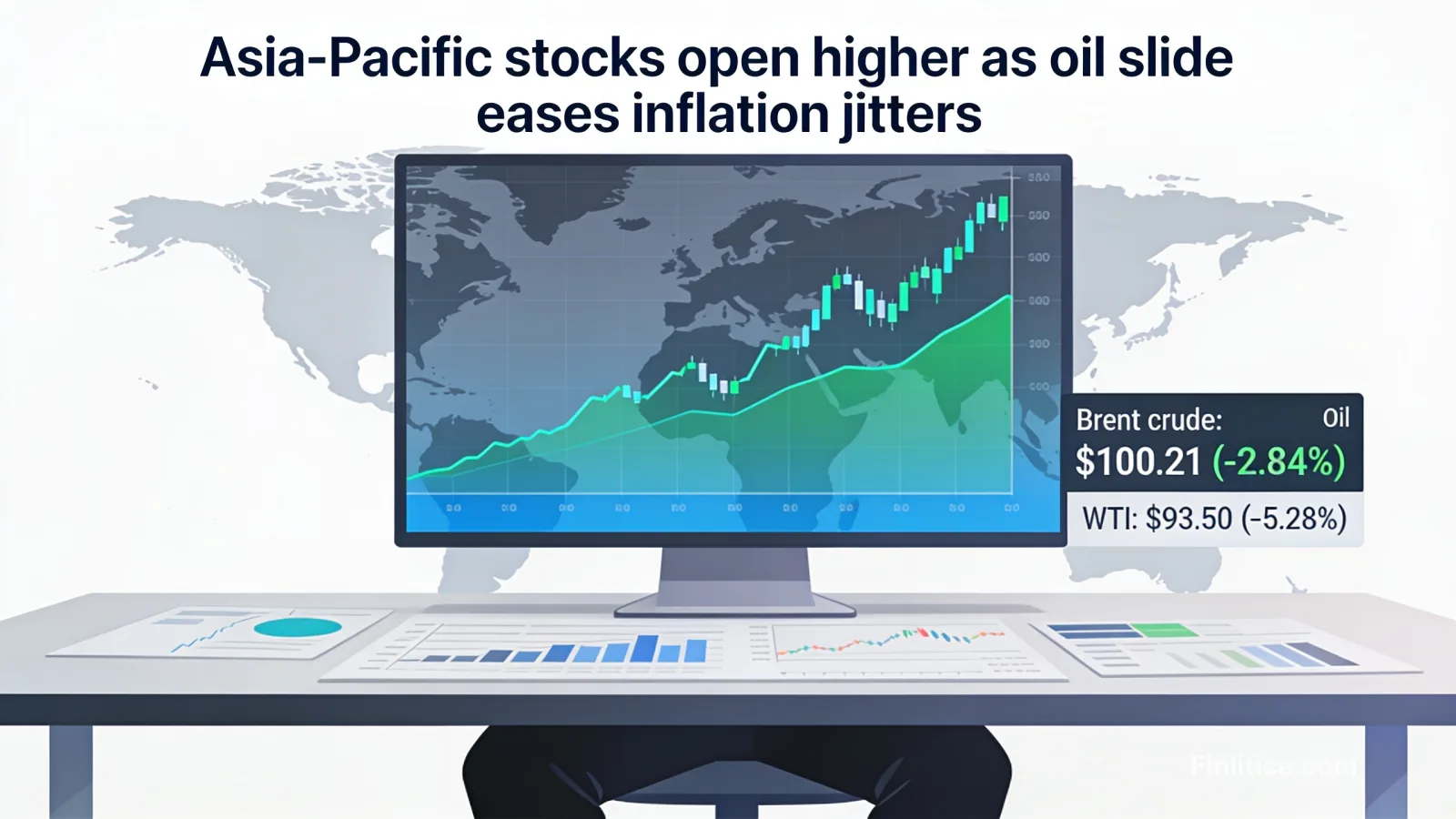 Asia-Pacific stocks open higher as oil slide eases inflation jitters