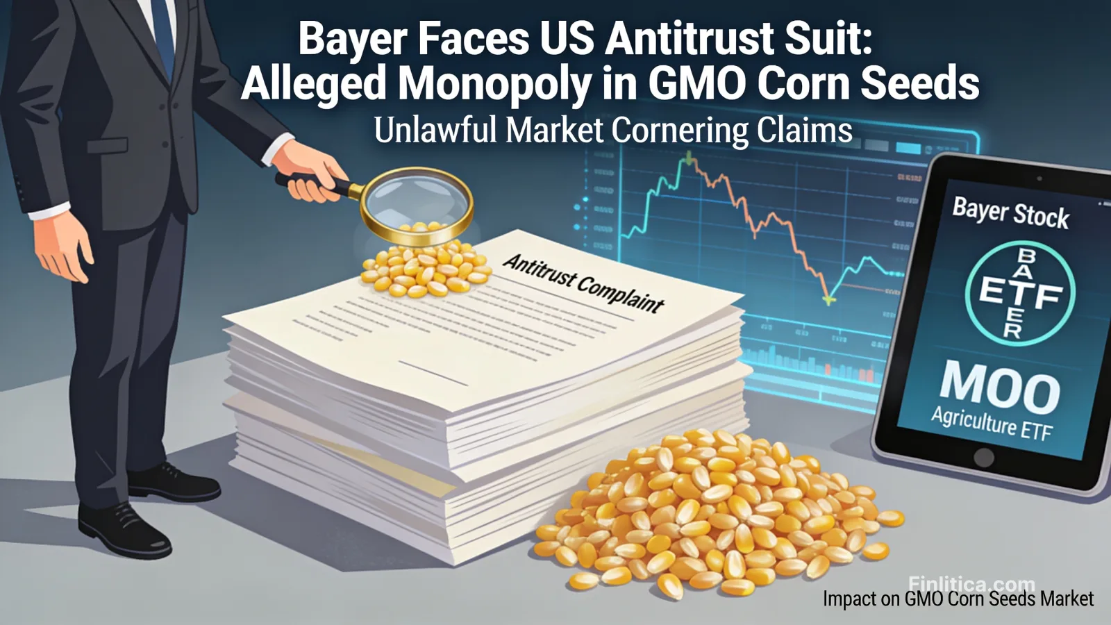 Bayer Faces US Antitrust Suit Alleging Monopoly Power in GMO Corn Seeds