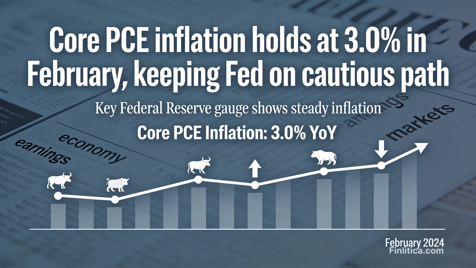 Core PCE inflation holds at 3.0% in February, keeping Fed on cautious path