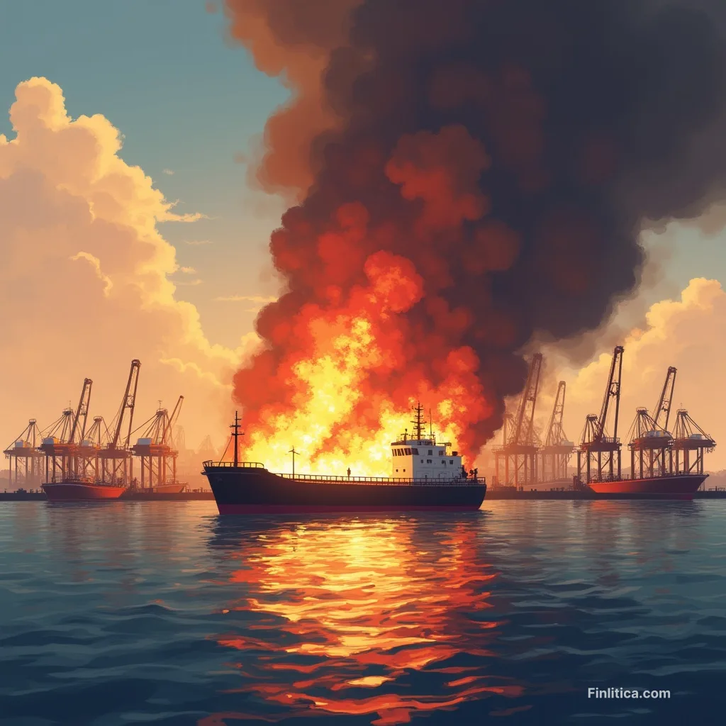 Drone strike ignites major fire at UAE’s Fujairah oil hub, spotlighting a key shipping choke-point bypass
