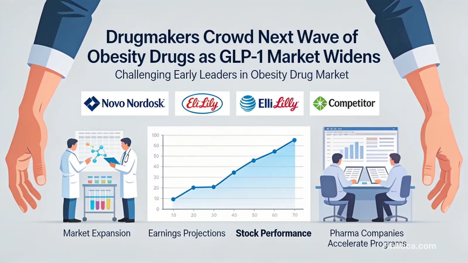 Drugmakers crowd the next wave of obesity drugs as GLP-1 market widens beyond early leaders