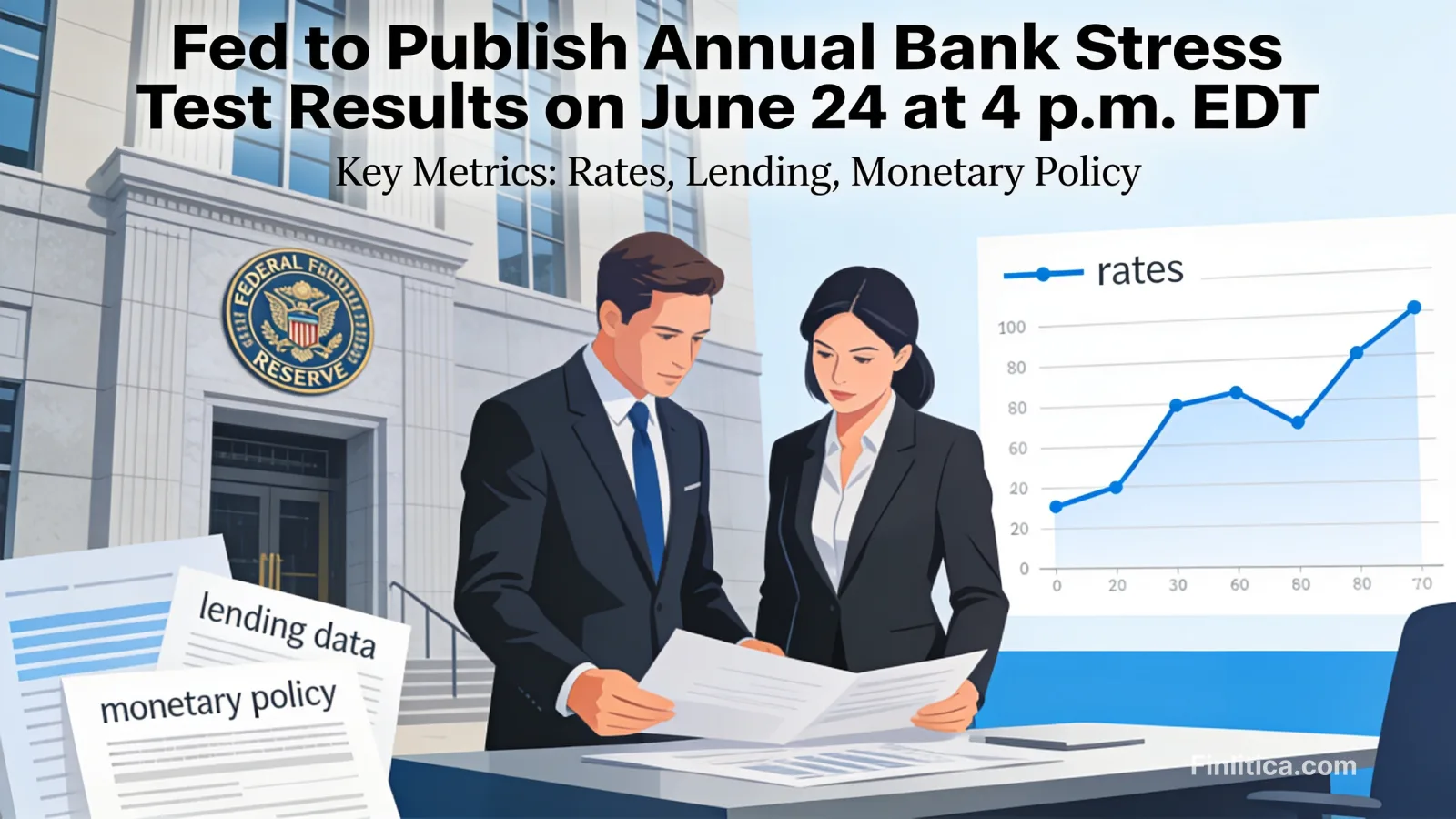 Fed to Publish Annual Bank Stress Test Results on June 24 at 4 p.m. EDT