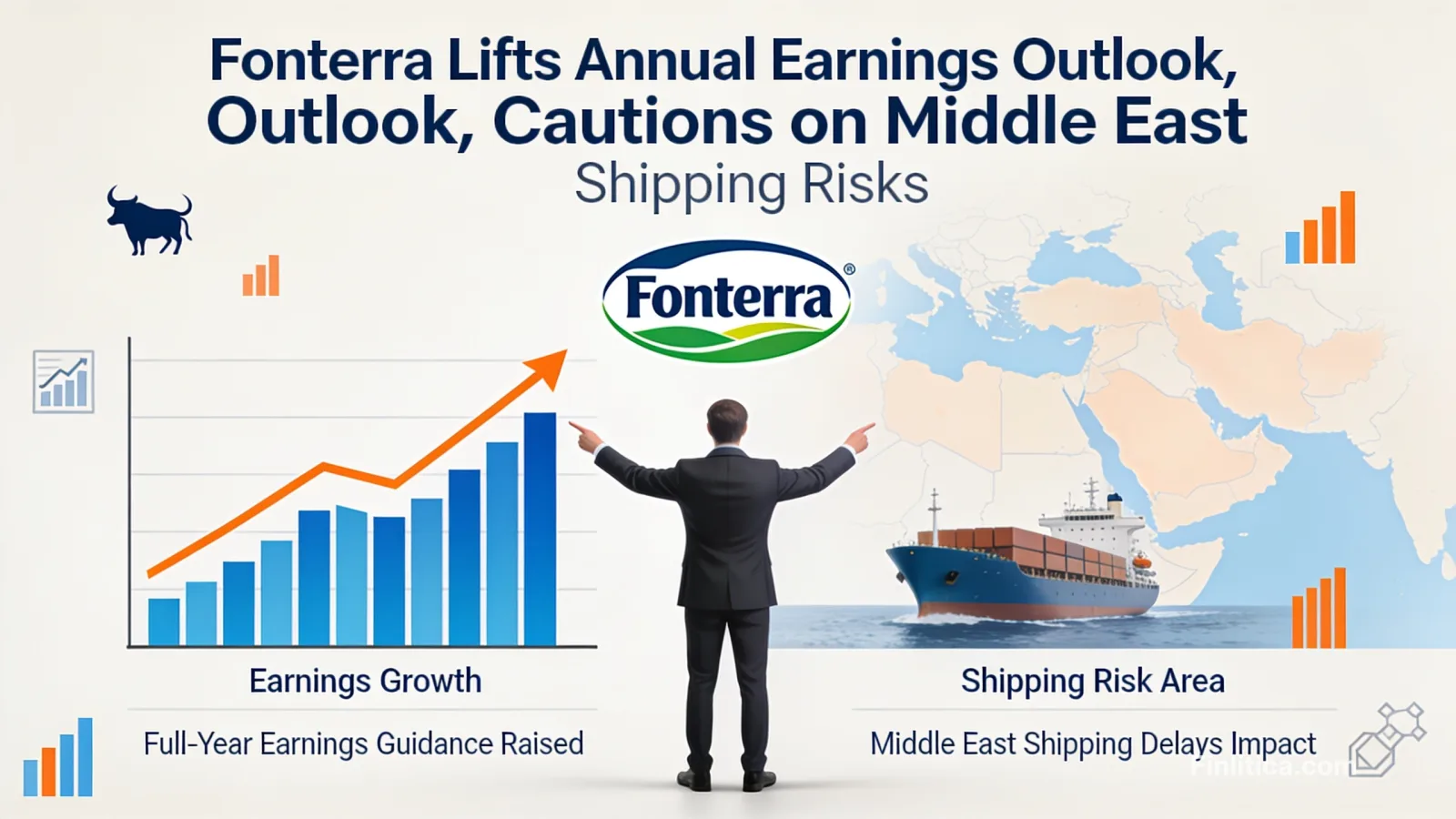 Fonterra lifts annual earnings outlook, cautions on Middle East shipping risks