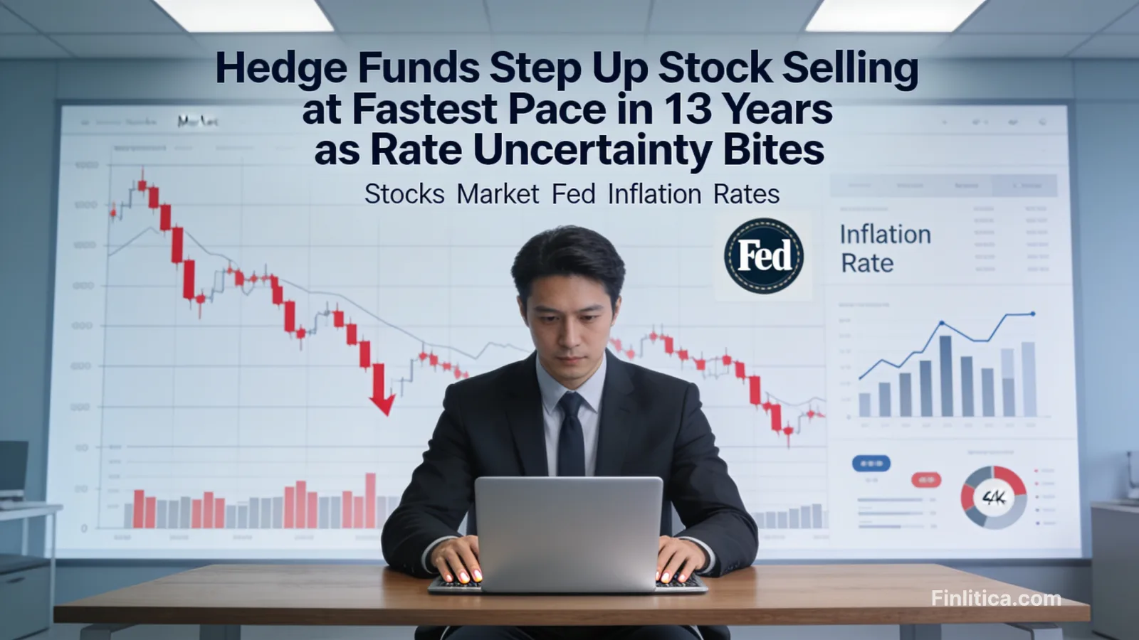 Hedge Funds Step Up Stock Selling at Fastest Pace in 13 Years as Rate Uncertainty Bites