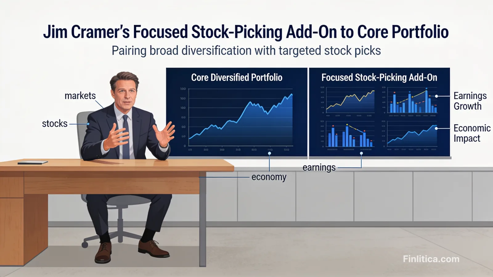 Jim Cramer lays out a focused stock-picking add‑on to a core diversified portfolio