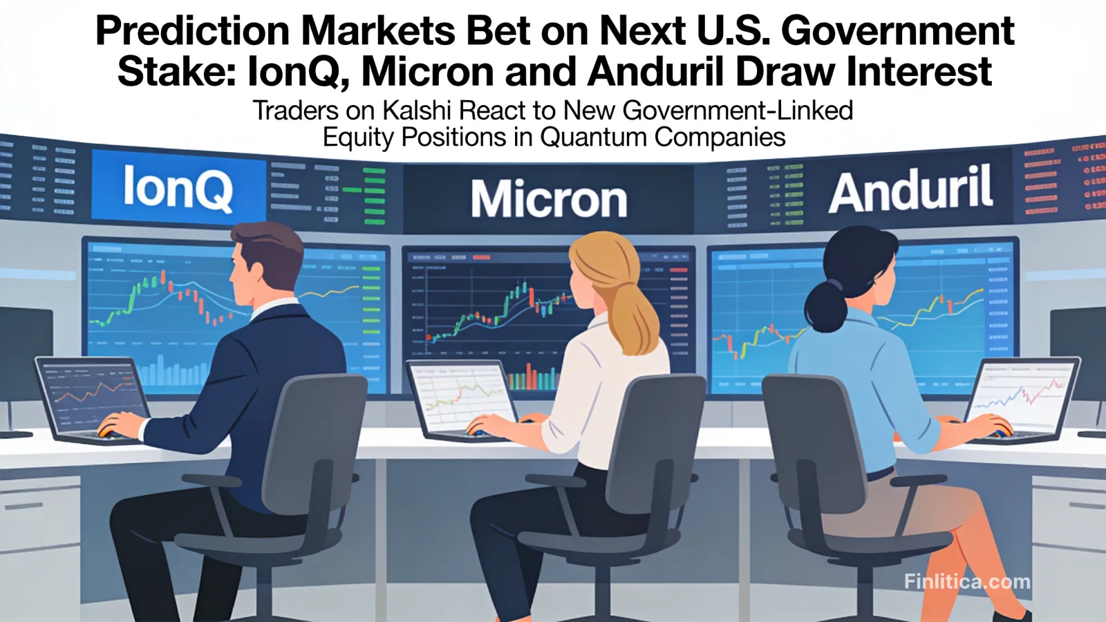 Prediction markets bet on next U.S. government stake: IonQ, Micron and Anduril draw interest