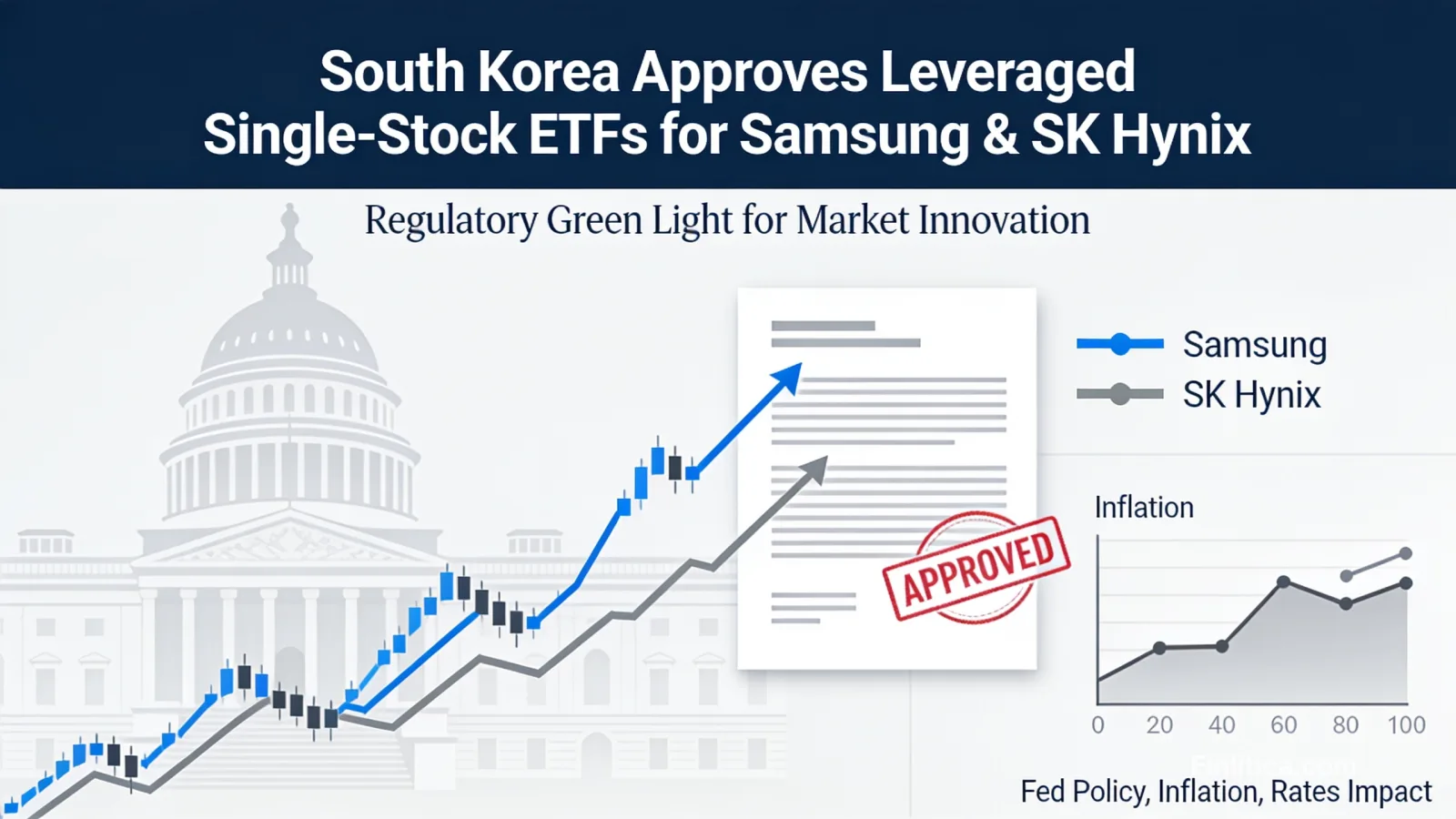 South Korea clears leveraged single‑stock ETFs tied to Samsung and SK Hynix