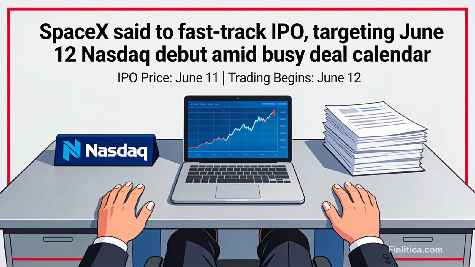 SpaceX said to fast‑track IPO, targeting June 12 Nasdaq debut amid busy deal calendar
