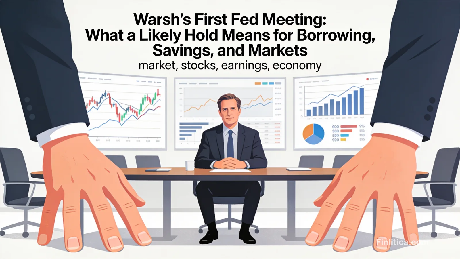 Warsh’s First Fed Meeting: What a Likely Hold Means for Borrowing, Savings, and Markets