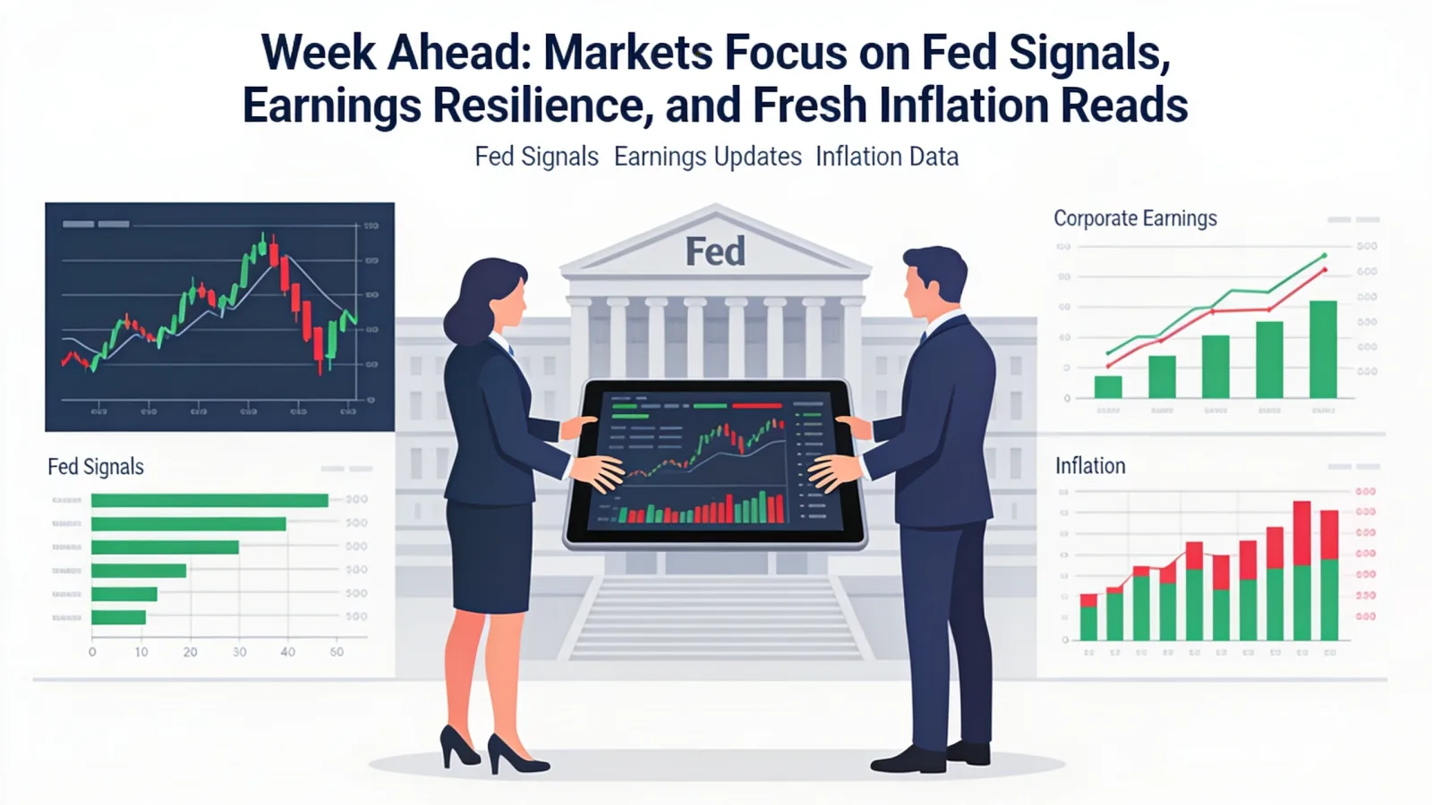 Week Ahead: Markets Focus on Fed Signals, Earnings Resilience, and Fresh Inflation Reads